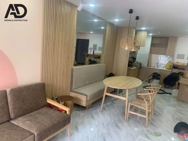 Thi công nội thất căn hộ Saigon South Residences Nhà Bè đẹp