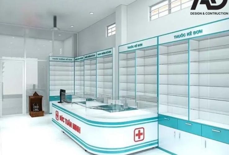 10+Mẫu thiết kế nhà thuốc chuẩn GPP uy tín nhất 2025