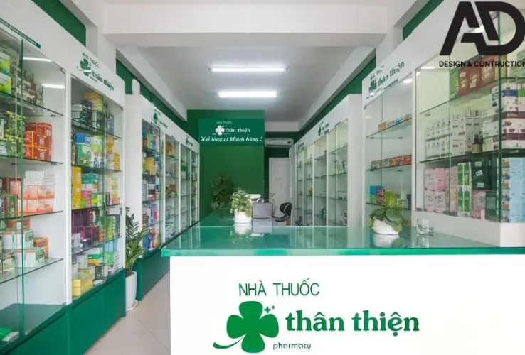 10+Mẫu thiết kế nhà thuốc chuẩn GPP uy tín nhất 2025