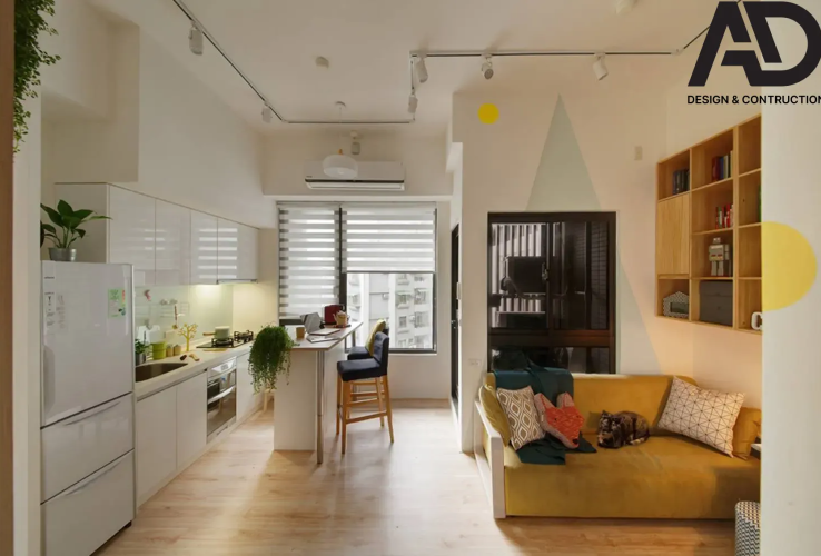 10+ Mẫu thiết kế nội thất chung cư 45m2 đẹp, tối ưu công năng 2025