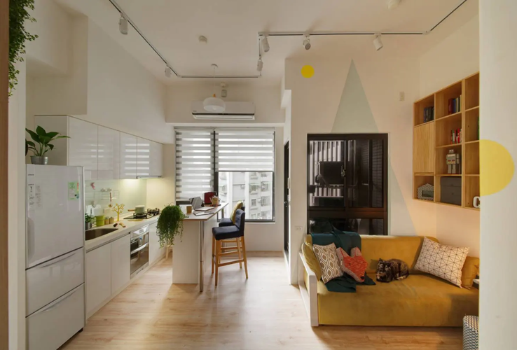 10+ Mẫu thiết kế nội thất chung cư 45m2 đẹp, tối ưu công năng 2025