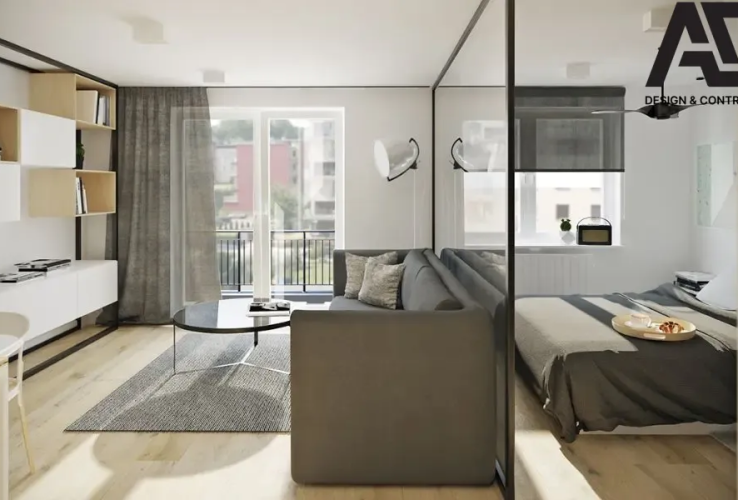10+ Mẫu thiết kế nội thất chung cư 45m2 đẹp, tối ưu công năng 2025