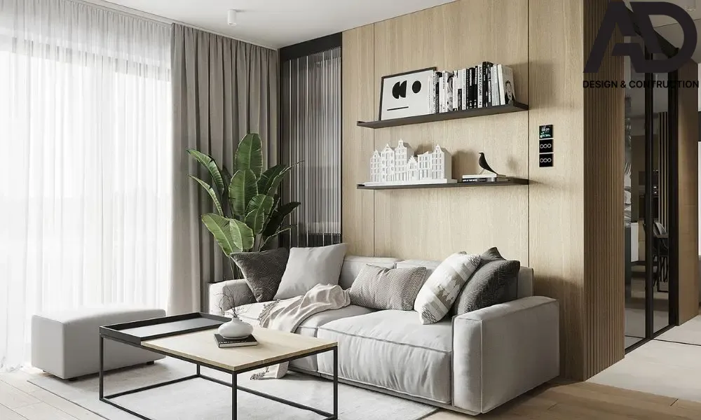 10+ Mẫu thiết kế nội thất chung cư 45m2 đẹp, tối ưu công năng 2025