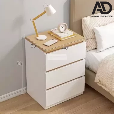 TỦ ĐẦU GIƯỜNG, DÙNG RAY TRƯỢT CỨNG CÁP XỊN SÒ, VÁN MDF PHỦ MELAMINE CAO CẤP